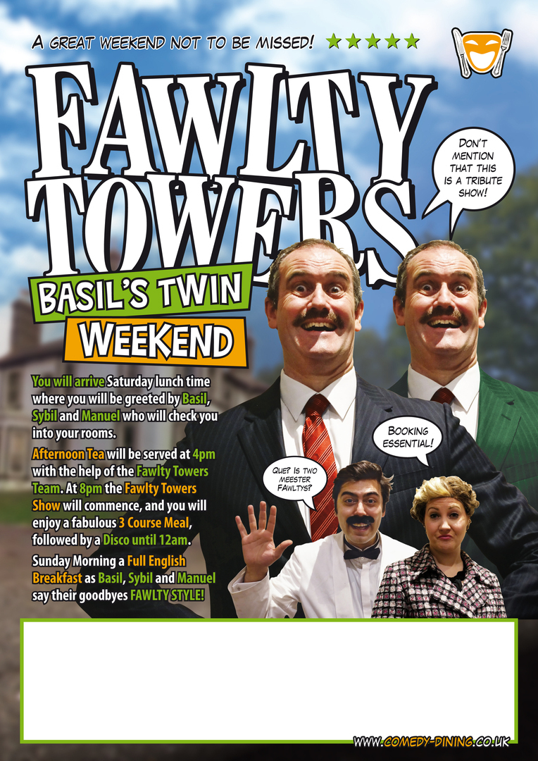 Fawlty Towers Basil's Twin Weekend 24/02/2024, Glasgow, Scotland, United Kingdom