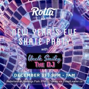New Years Eve Skate Party, Vancouver, British Columbia, Canada
