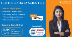 Certified Data Science Course In Chennai