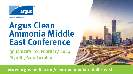 Argus Clean Ammonia Middle East Conference 2024, Riyadh, Saudi Arabia