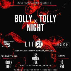 Bolly x Tolly Night DesiParty NJ