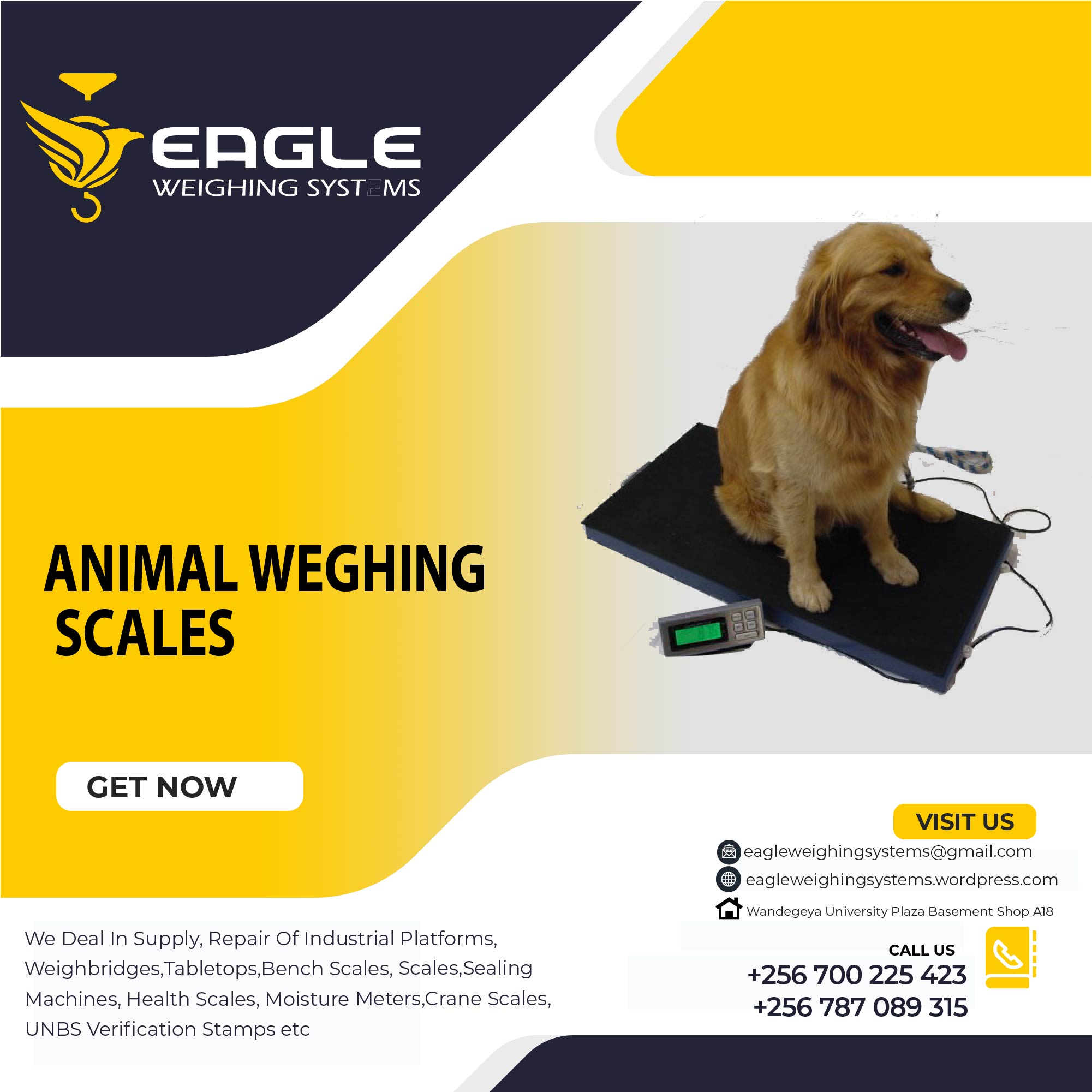 Animal Computing weighing  scales for shops in Uganda, Kampala Central Division, Central, Uganda