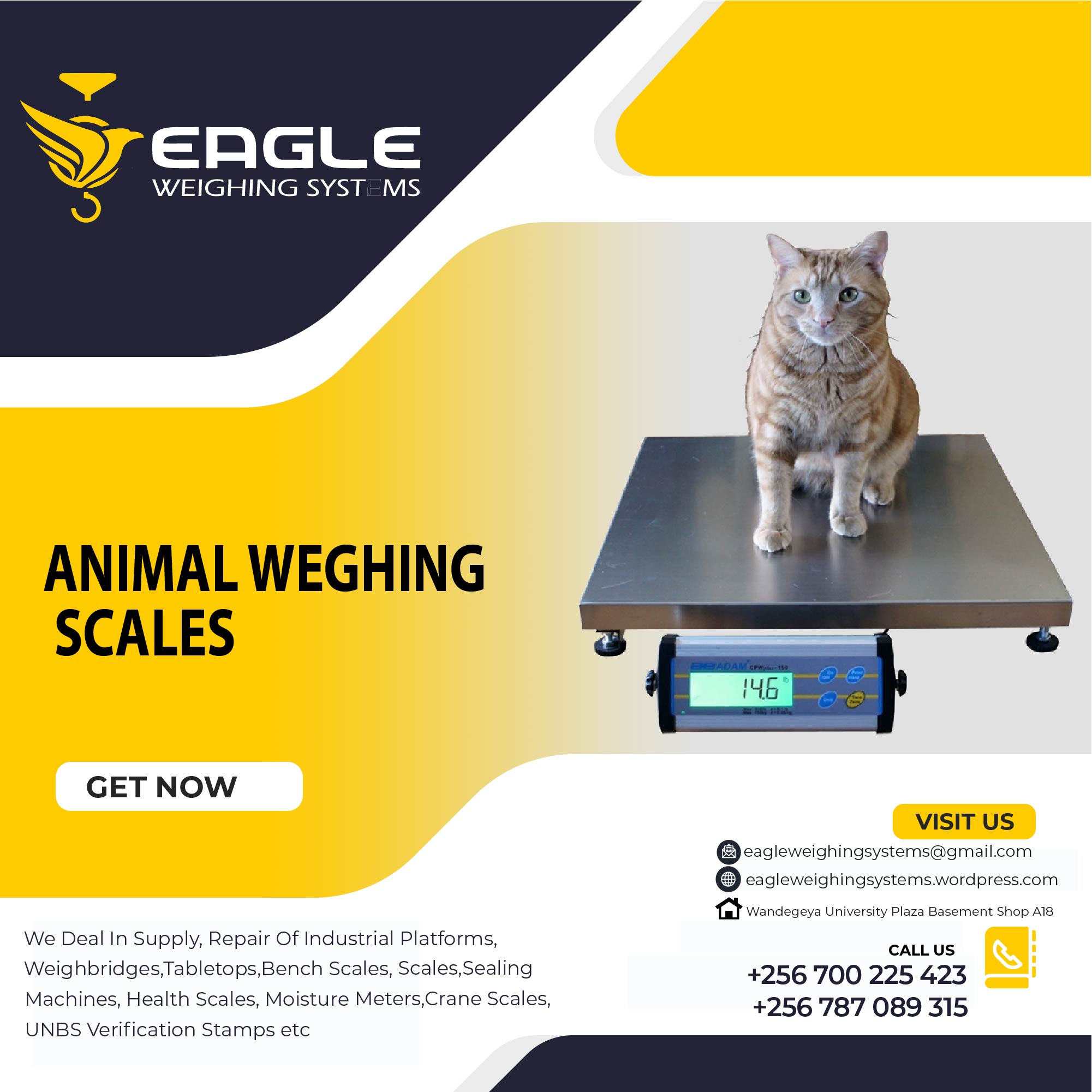 Digital Electronic Platform weighing scales Kampala Uganda, Kampala Central Division, Central, Uganda