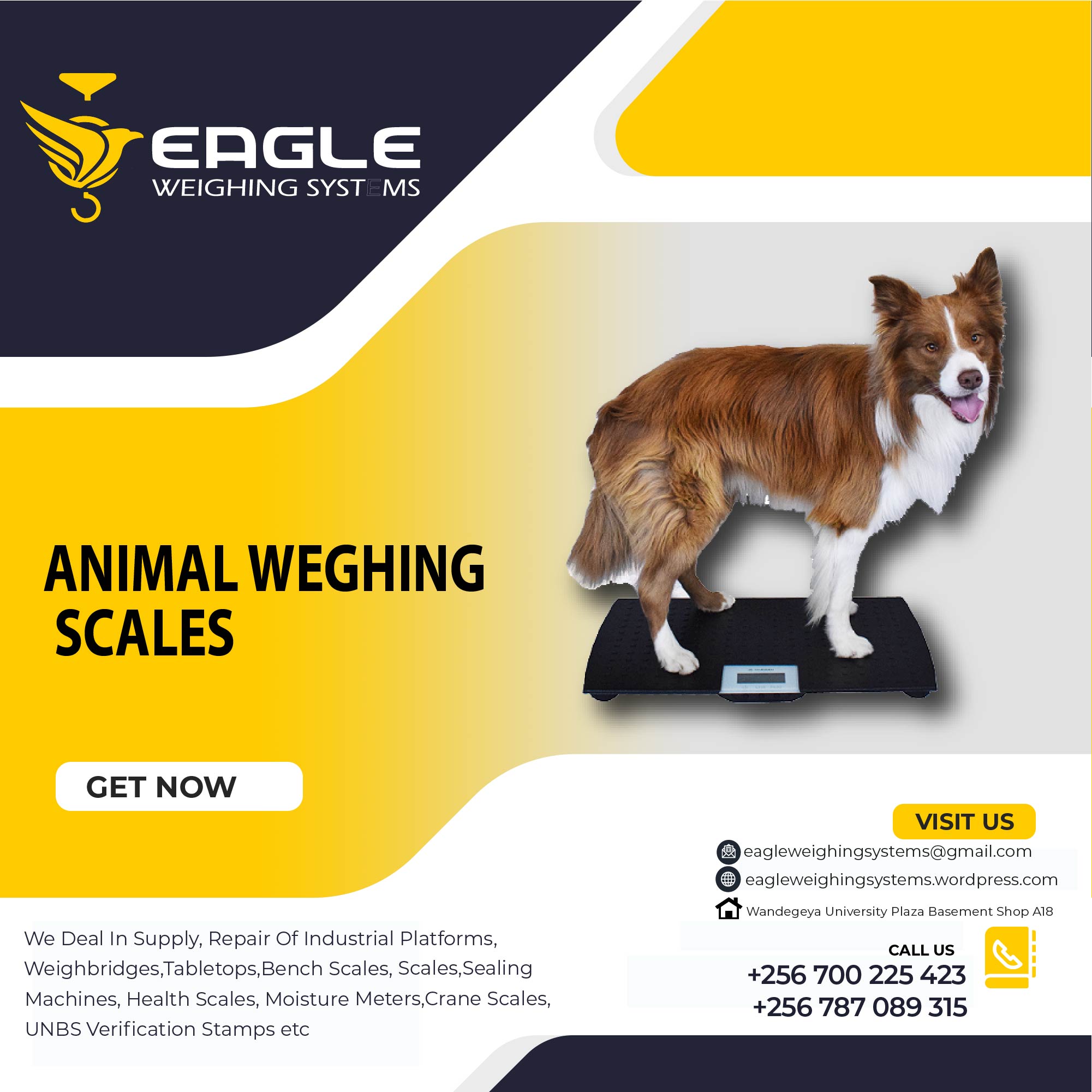 Eagle animal weighing scales 3000 Kg platforms cattle scales in Kampala Uganda, Kampala Central Division, Central, Uganda