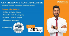 Certified Python developer Course in Hyderabad