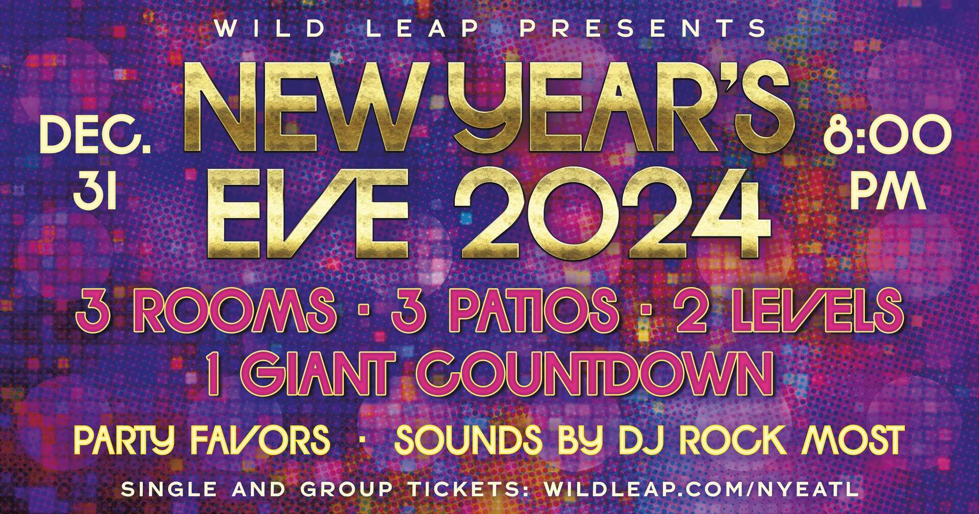 New Year's Eve 2024 at Wild Leap Atlanta!, Atlanta, Georgia, United States
