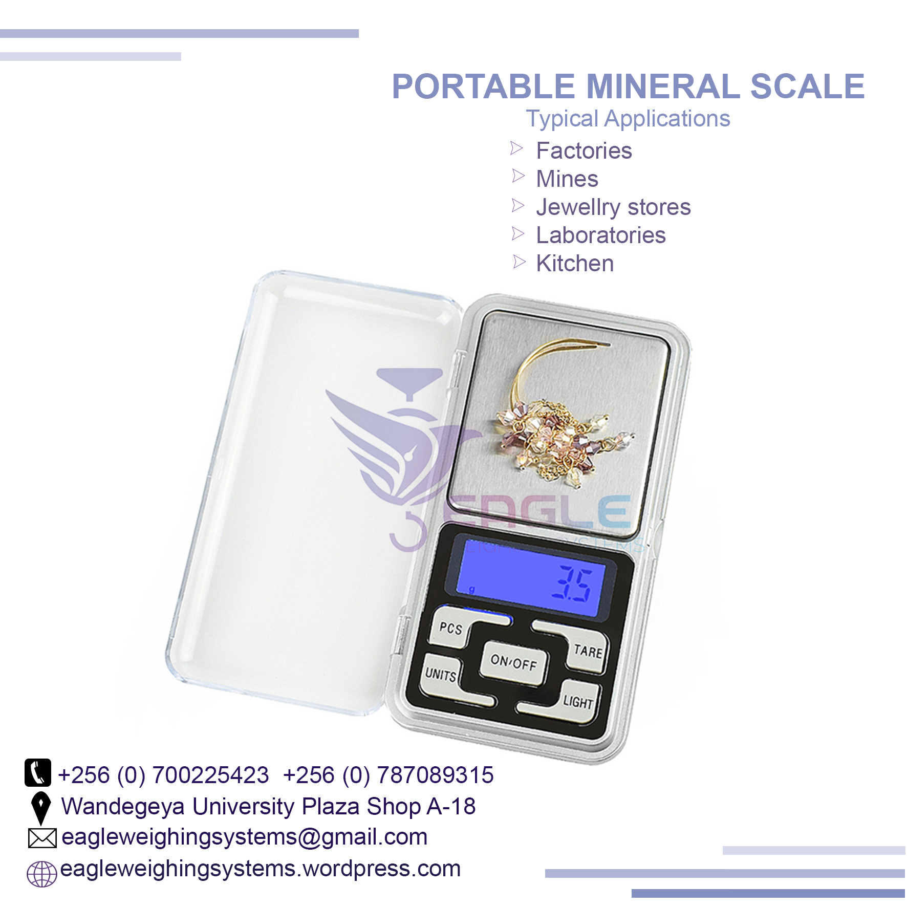 Weighing Portable mineral, jewelry Scales Kampala Uganda, Kampala Central Division, Central, Uganda