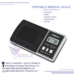 Portable mineral, jewelry display weighing scales in Kampala Uganda