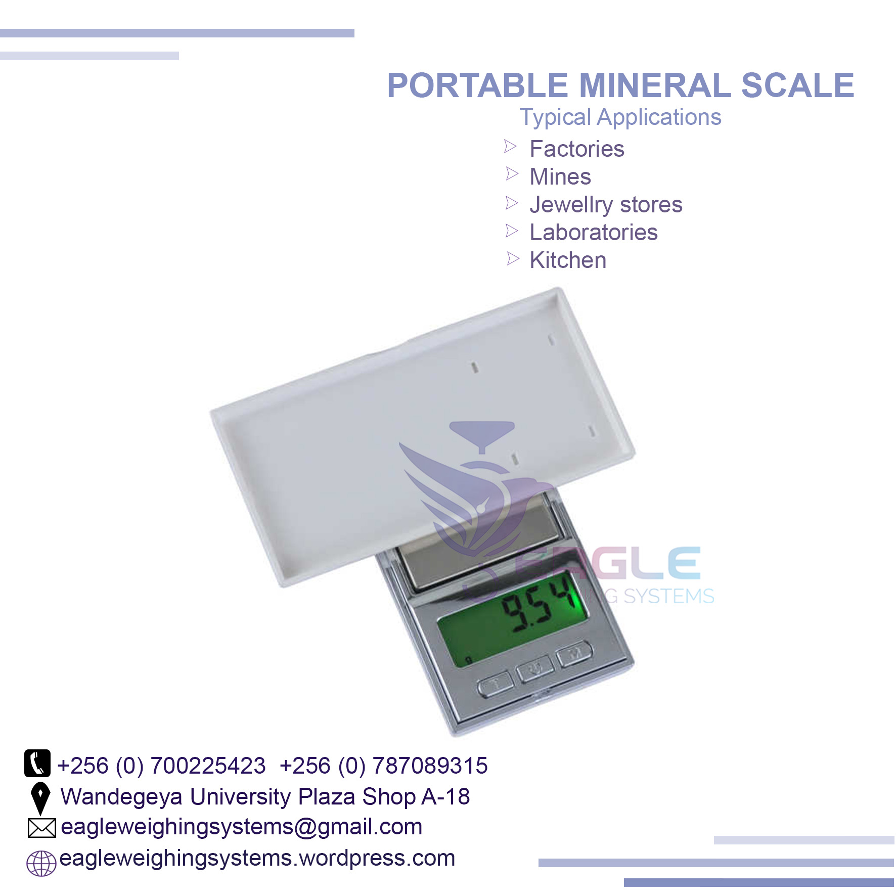 Electronic Weighing Portable mineral, jewelry Scales in Kampala, Kampala Central Division, Central, Uganda