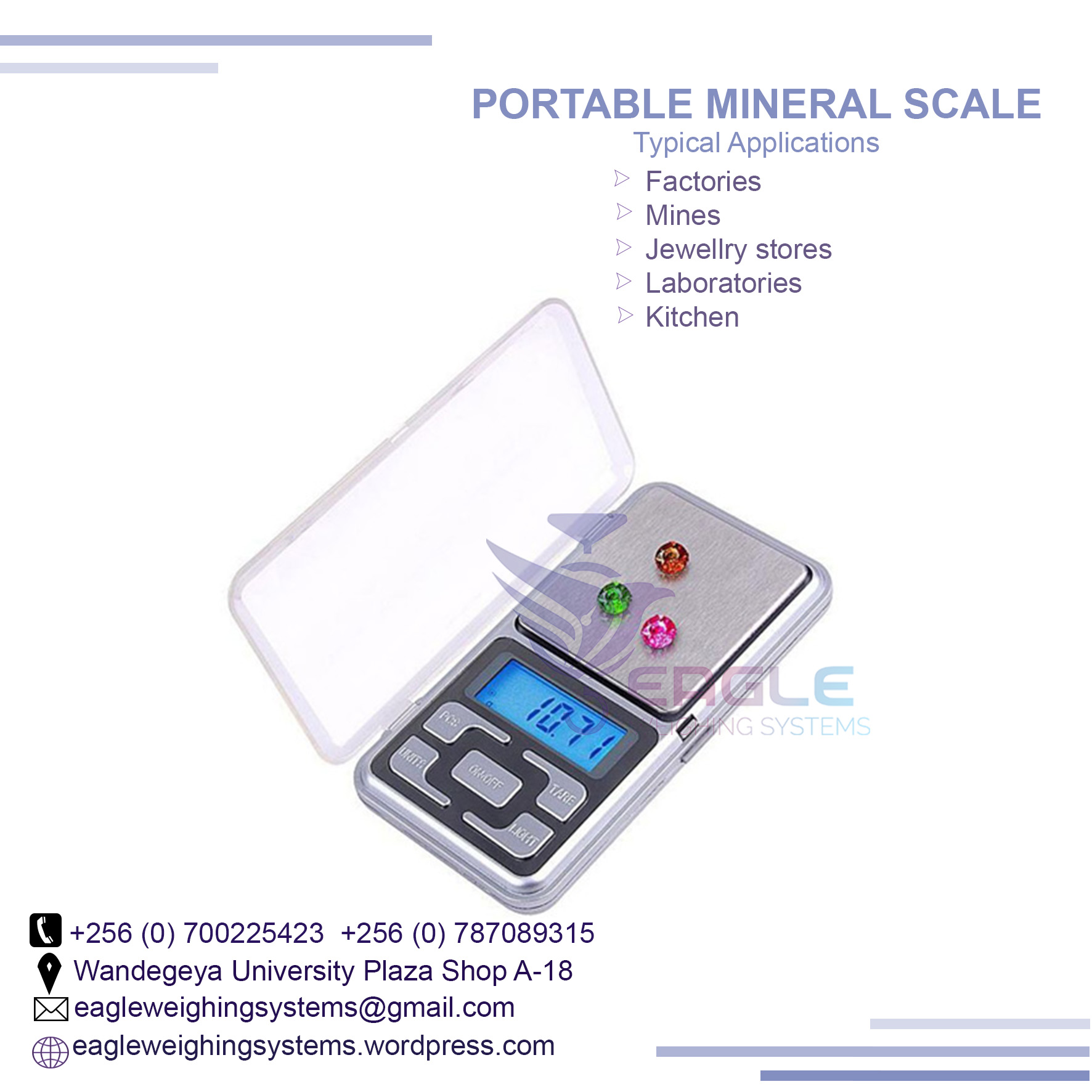 Portable mineral, jewelry weighing scales in Kampala, Kampala Central Division, Central, Uganda