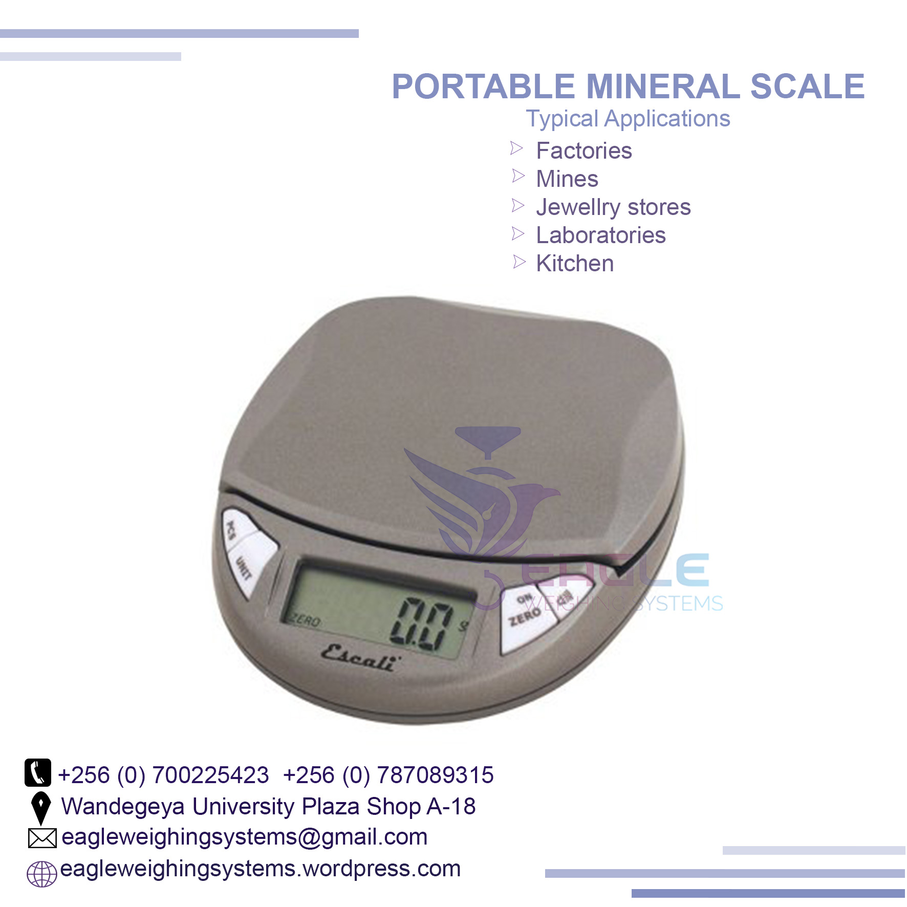 Table top digital Portable mineral, jewelry weighing scales for sale in Kampala Uganda, Kampala Central Division, Central, Uganda