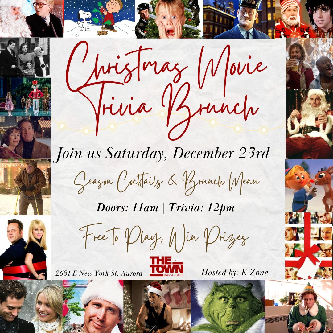 Christmas Movie Trivia Brunch at The Town, Aurora, Illinois, United States