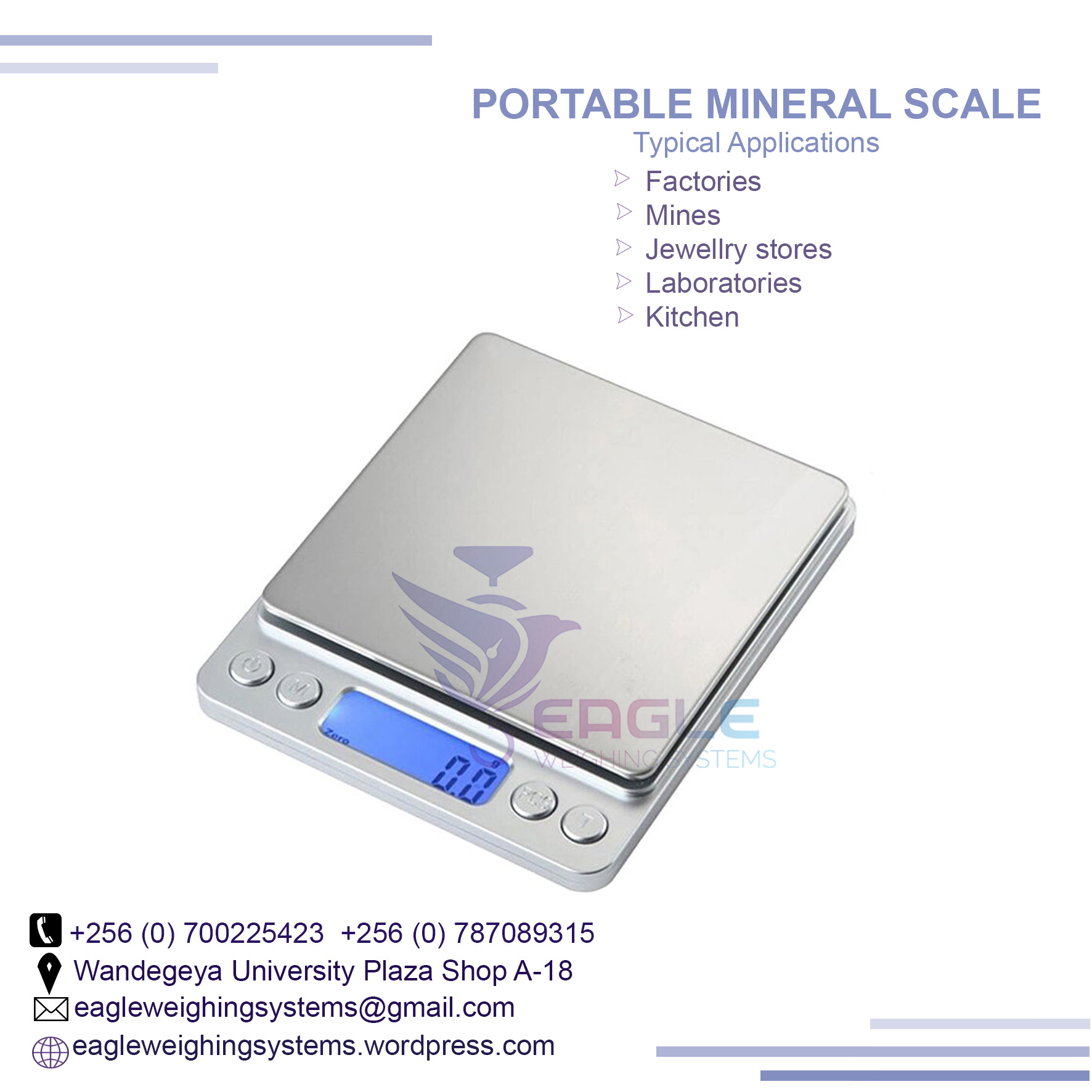 Portable mineral, jewelry digital weighing scales in Kampala Uganda, Kampala Central Division, Central, Uganda