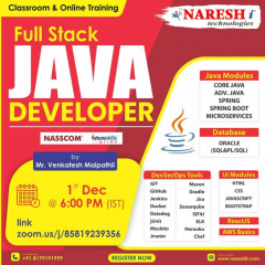 Best Full Stack Java Online Training - Naresh IT