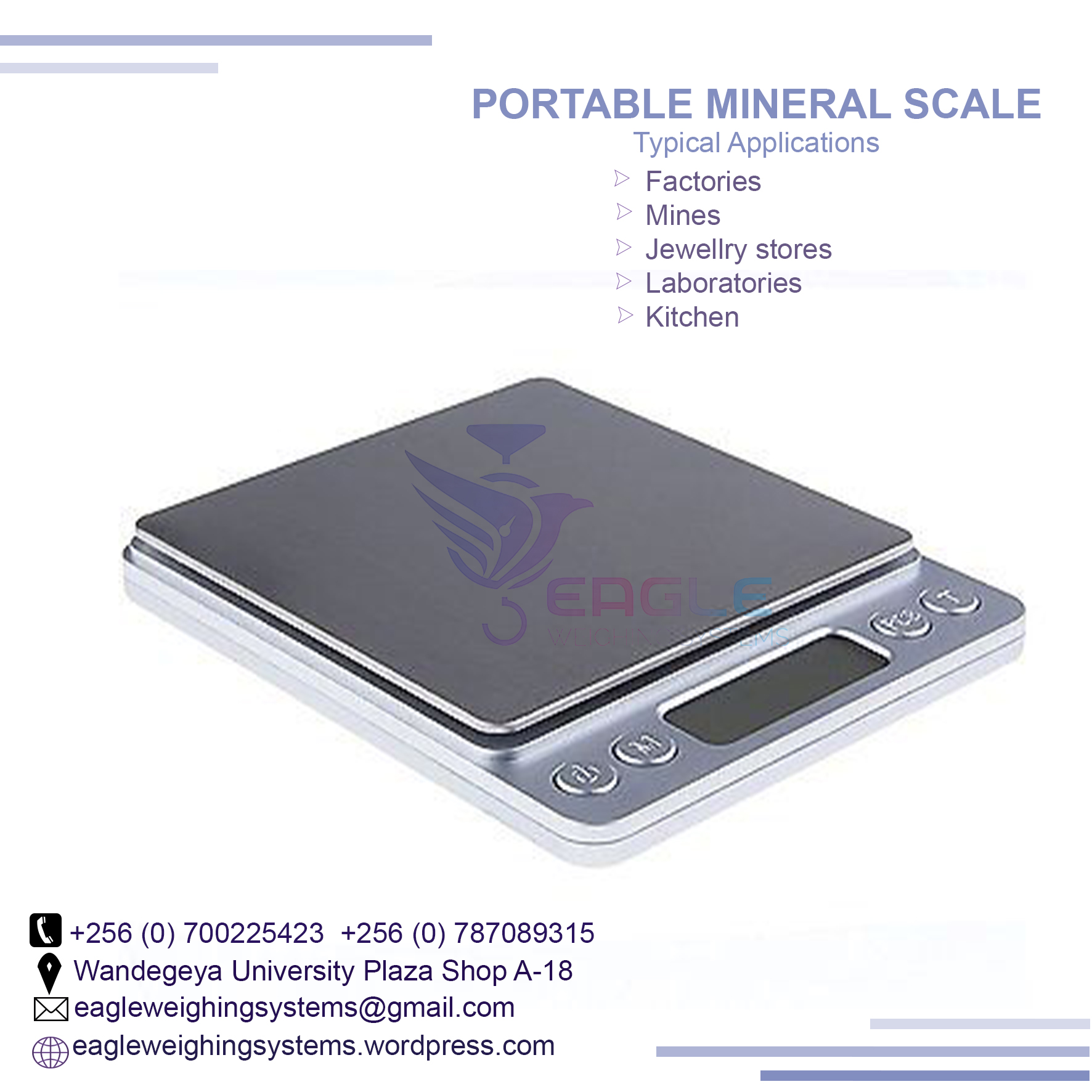 Table top electronic Portable mineral, jewelry scales in Kampala Uganda, Kampala Central Division, Central, Uganda