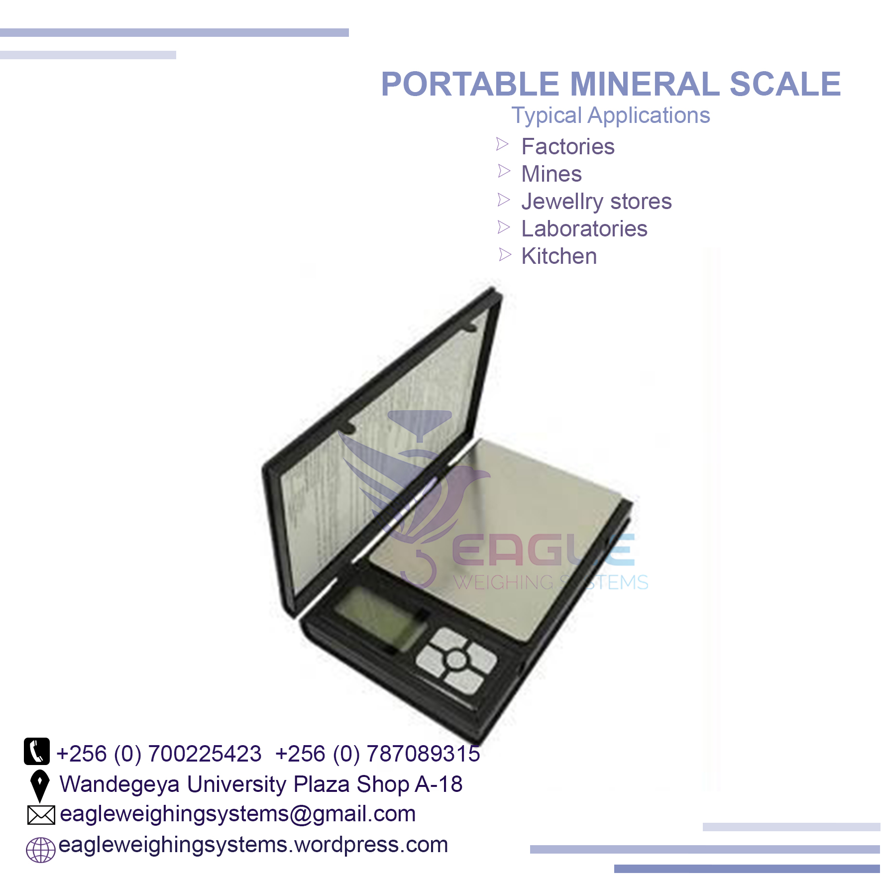 Electronic Weighing Table Portable mineral, jewelry Scales in Kampala, Kampala Central Division, Central, Uganda