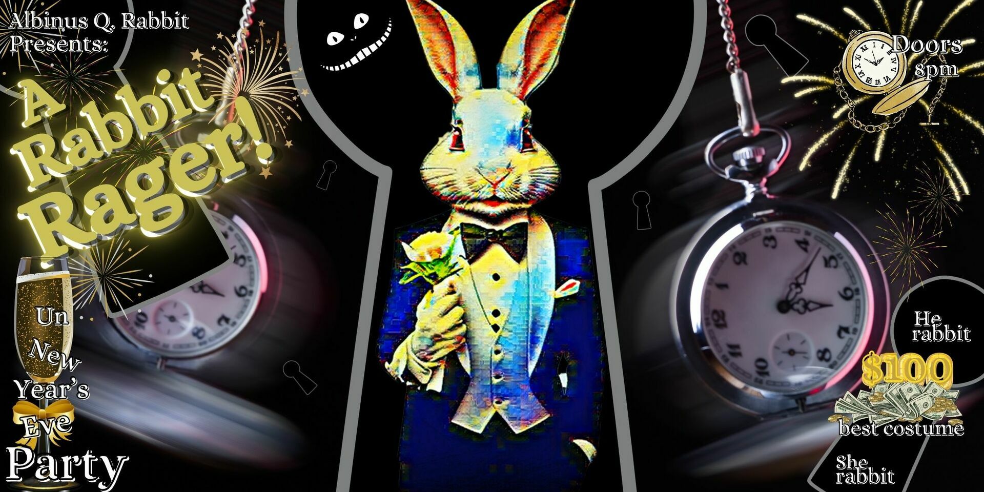 Rabbit Rager!:New Years Eve, Wonderland style!, Boise, Idaho, United States