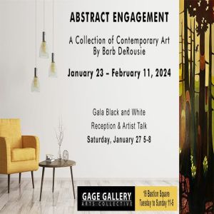 ABSTRACT ENGAGEMENT: A Collection of Contemporary Art by Barb DeRousie, Victoria, British Columbia, Canada