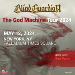 Blind Guardian: The God Machine Tour with special guest Night Demon at Palladium Times Square in NYC