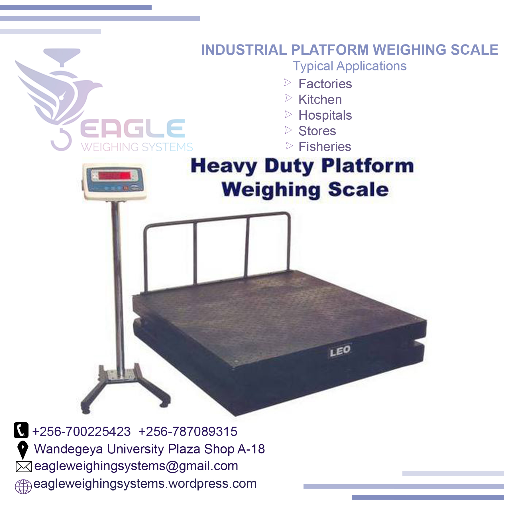 bench Industrial Platform scale, Kampala Central Division, Central, Uganda
