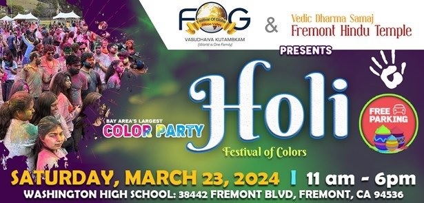 FOG Holi 'Festival of Colors', Fresno, California, United States
