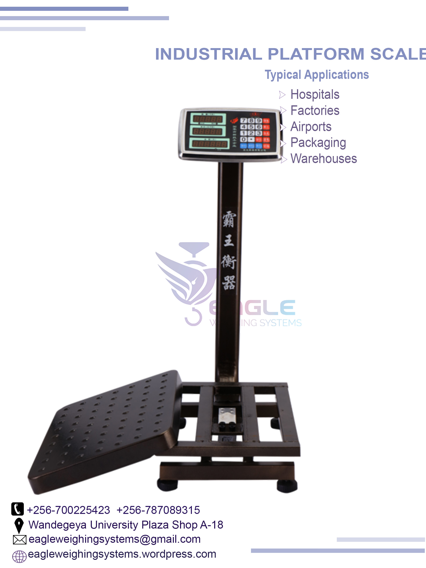 Portable Platform Digital Electric Weight Scales, Kampala Central Division, Central, Uganda