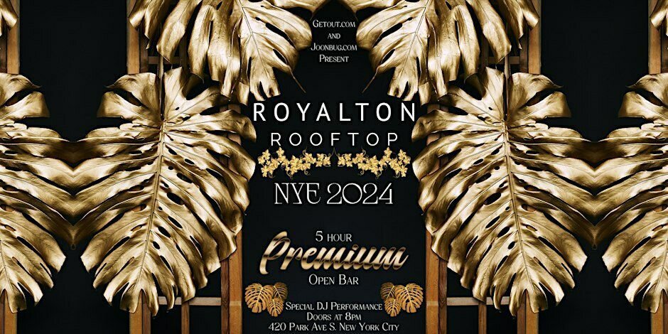 Royalton Rooftop New Years Eve Party 2024, New York, United States
