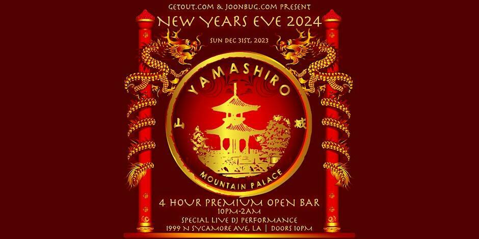 Yamashiro New Years Eve Party 2024, Los Angeles, California, United States