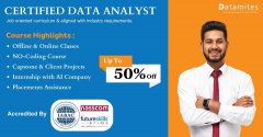 Certified Data Analyst Training in Noida