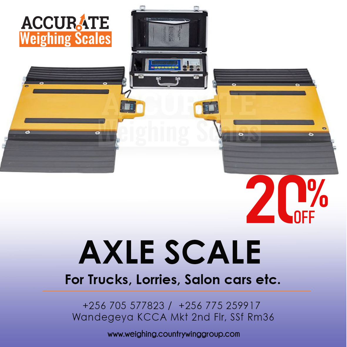 Electronic Truck Axle Scales Supplier in Uganda, Online Event