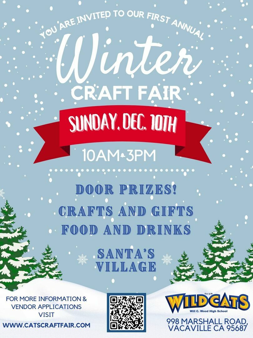 Winter Craft Fair (Indoors! @ Will C. Wood High School), Vacaville, California, United States