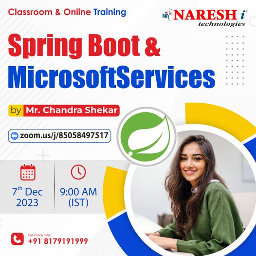Spring Boot Online Training - Naresh IT | Hyderabad, Online Event
