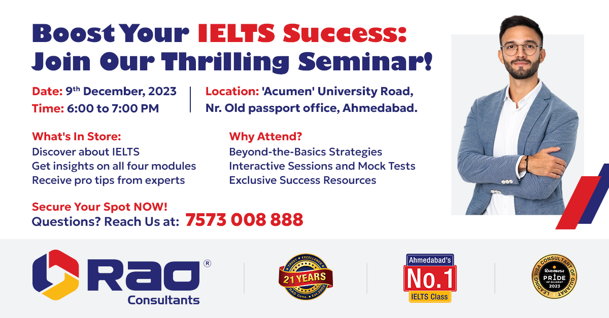 Crack the IELTS Code: Your Ultimate Seminar, Ahmedabad, Gujarat, India