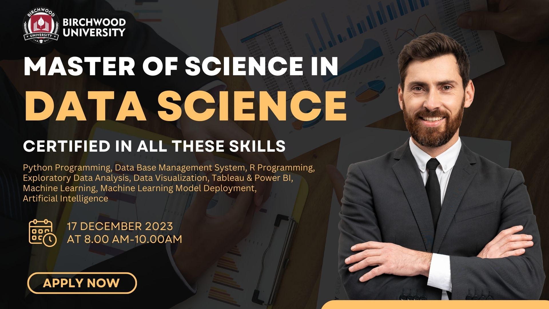 Master Of Science In Data Science, Online Event