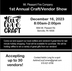 1st Annual Holiday Craft Show
