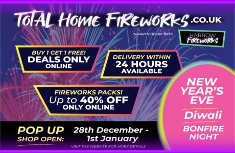 Home and Garden Fireworks Party 2023 | Northwest London, Harrow, Wembley | Watford and Hertfordshire, London, England, United Kingdom