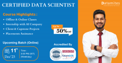 Certified Data Science Certification In Chennai