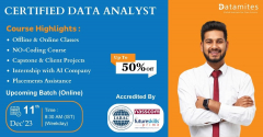 Certified Data Analyst Training In Chennai
