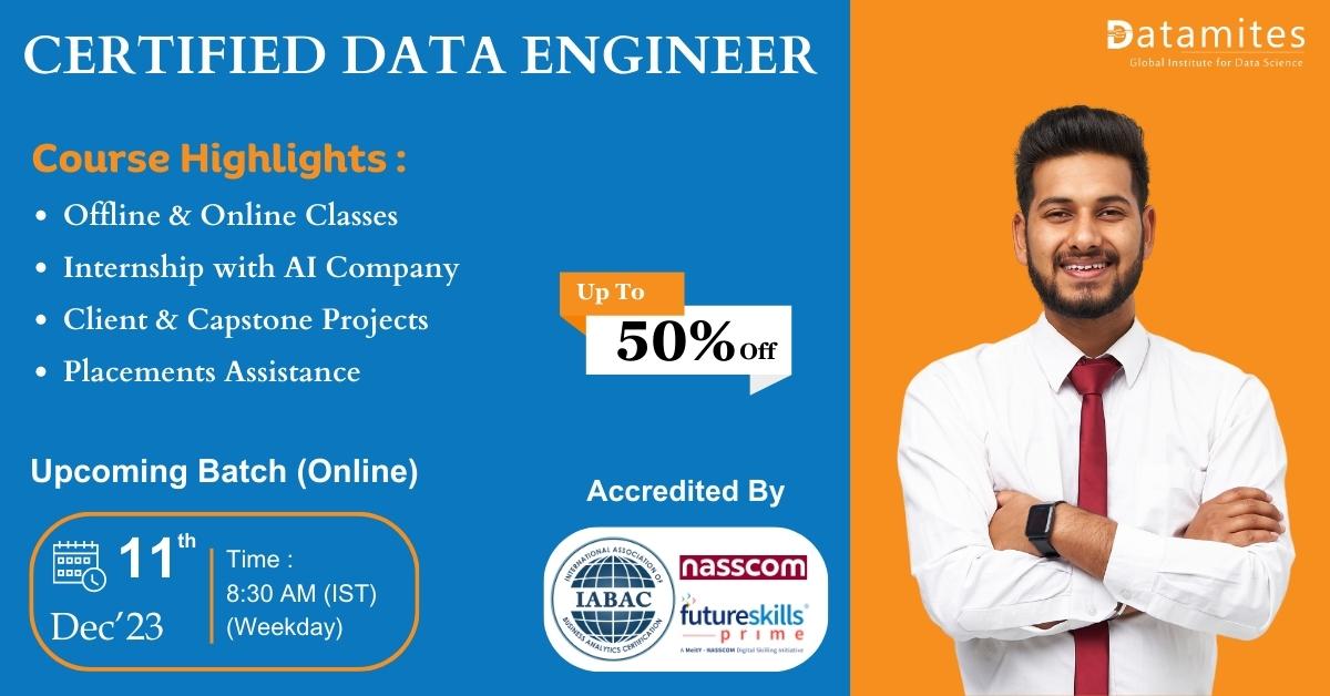 Certified Data Engineer Training in Chennai, Online Event