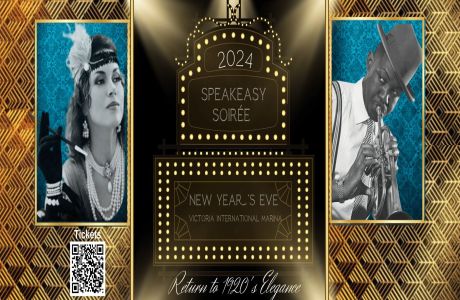 New Year's Eve 2024! Speakeasy Soiree. A Return to 1920's Elegance, Victoria, British Columbia, Canada