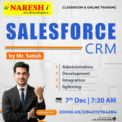 Salesforce CRM by Mr. Satish  | NareshIT