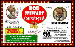 Rod Stewart Christmas tribute, Venice, FL Thursday, Dec. 21, 2023
