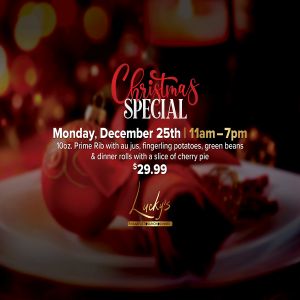 Christmas special at Lucky's, Seabrook, New Hampshire, United States