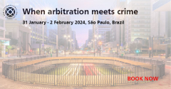 When arbitration meets crime