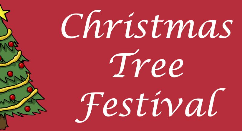 Christmas Tree Festival at St. Andrew's Church, Saxthorpe, Norwich, England, United Kingdom
