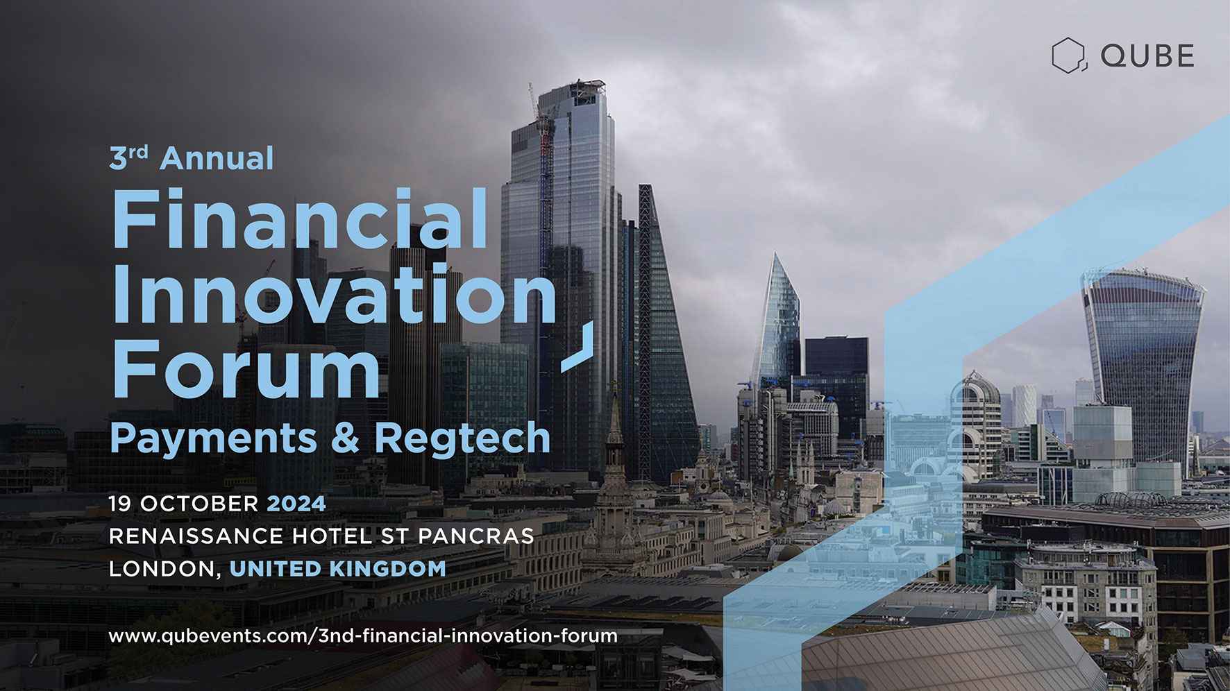 3rd Annual Financial Innovation Forum Payments & Regtech, Euston Rd., London NW1 2AR,London,United Kingdom