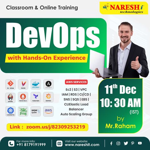 Devops Online Course - Naresh  IT, Online Event