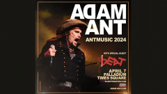 ADAM ANT - ANTMUSIC 2024 w/ THE ENGLISH BEAT - April 7, 2024 in NYC at Palladium Times Square
