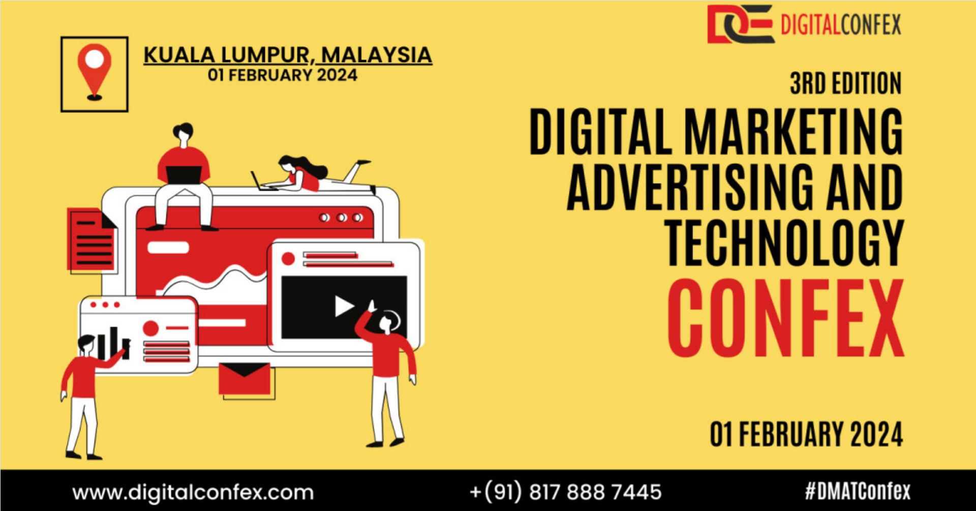 Digital Marketing, Advertising And Technology Confex 2024, Venue to be announced soon, Kuala Lumpur, Malaysia