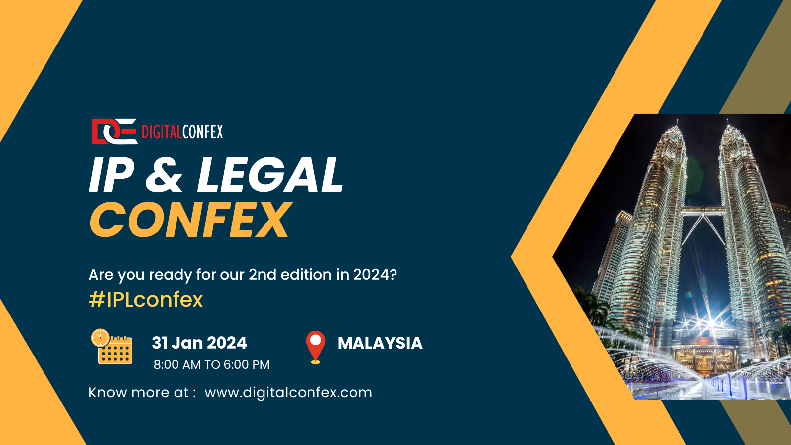 IP and Legal Confex 2024, Kuala Lumpur, Malaysia